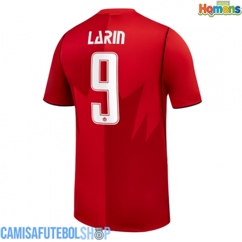Camisa de time de futebol Canadá Cyle Larin #9 Replicas 1º Equipamento Mundo 2026 Manga Curta